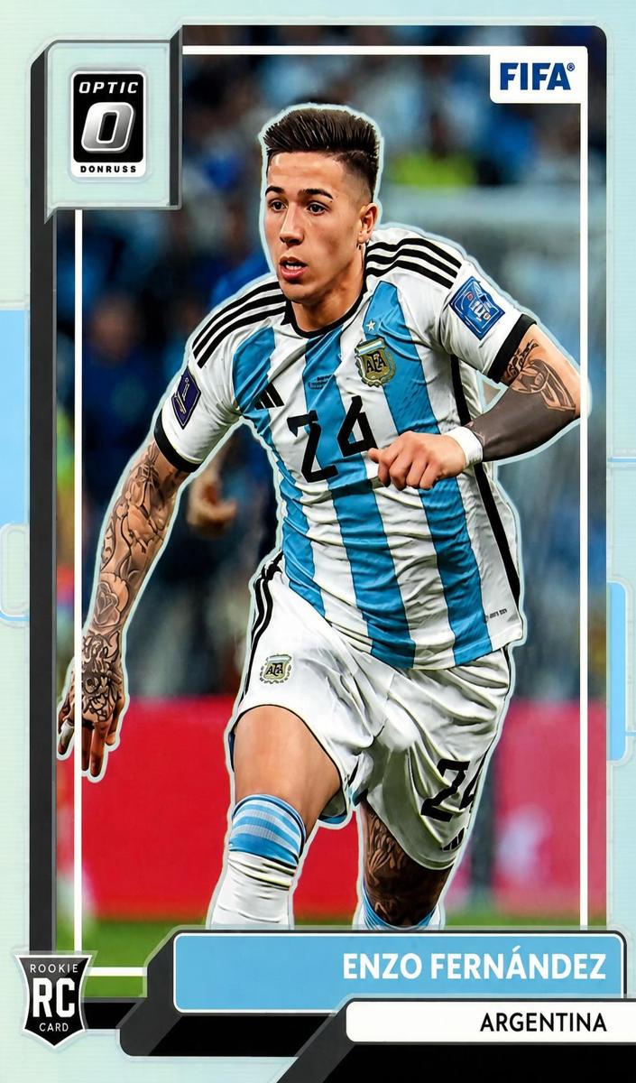 2022 Panini Donruss Soccer Optic Holo Enzo Fernandez #66 PSA 10