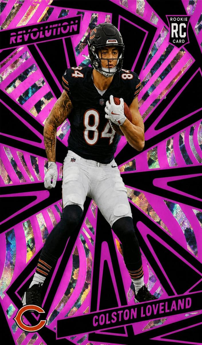 2025 Panini Revolution Football Holo Red Colston Loveland #206
