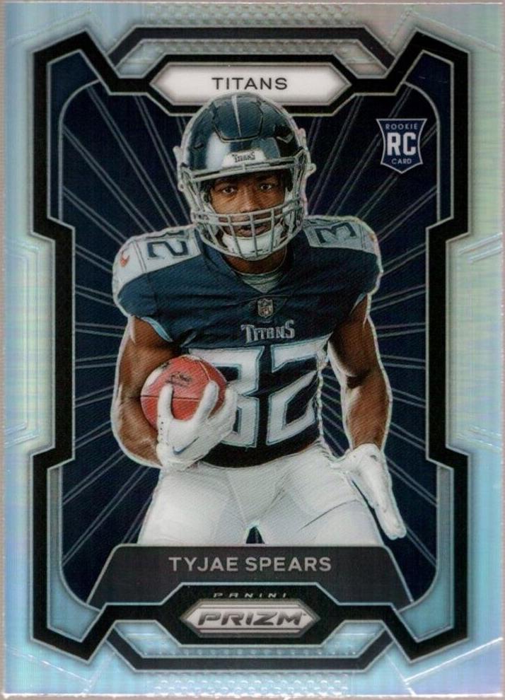 2023 Panini Prizm Football Silver Tyjae Spears #320 PSA 9