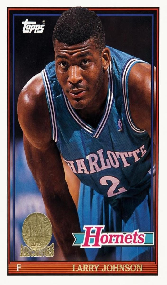1992 Topps Archives Basketball Gold Larry Johnson #144