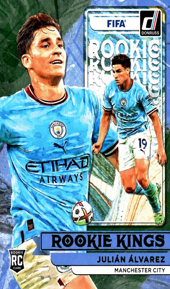 2022 Panini Donruss Soccer Green Julian Alvarez #23