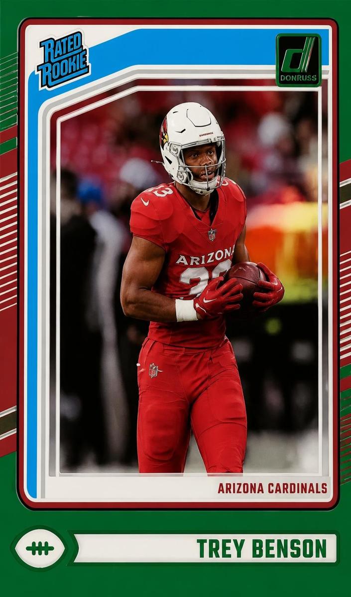 2024 Panini Clearly Donruss Football Green Trey Benson #74