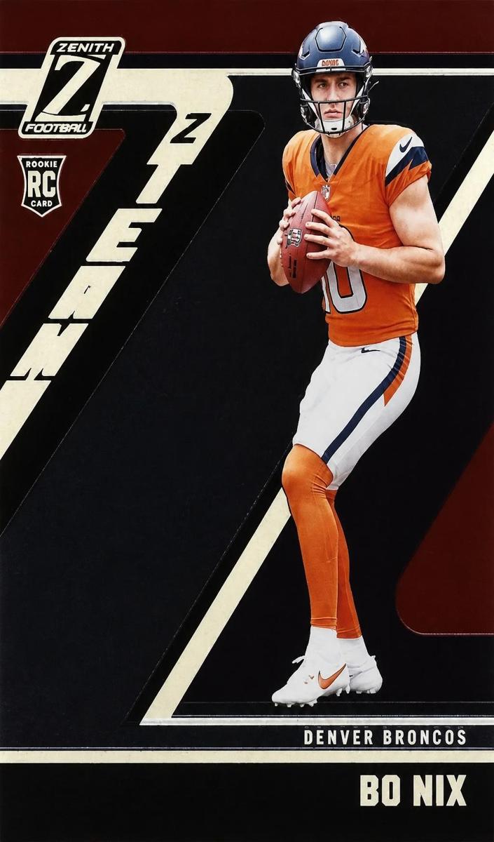 2024 Panini Zenith Football Bo Nix #4 SGC 9