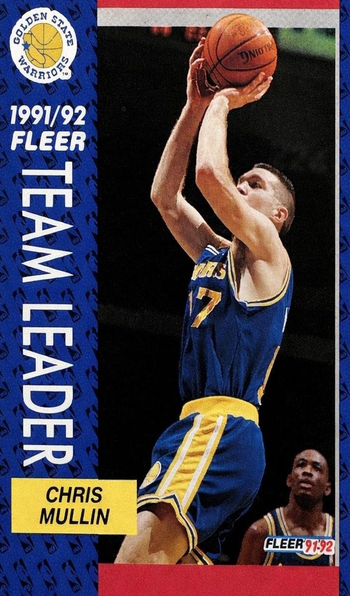 1991 Fleer Basketball Chris Mullin #380
