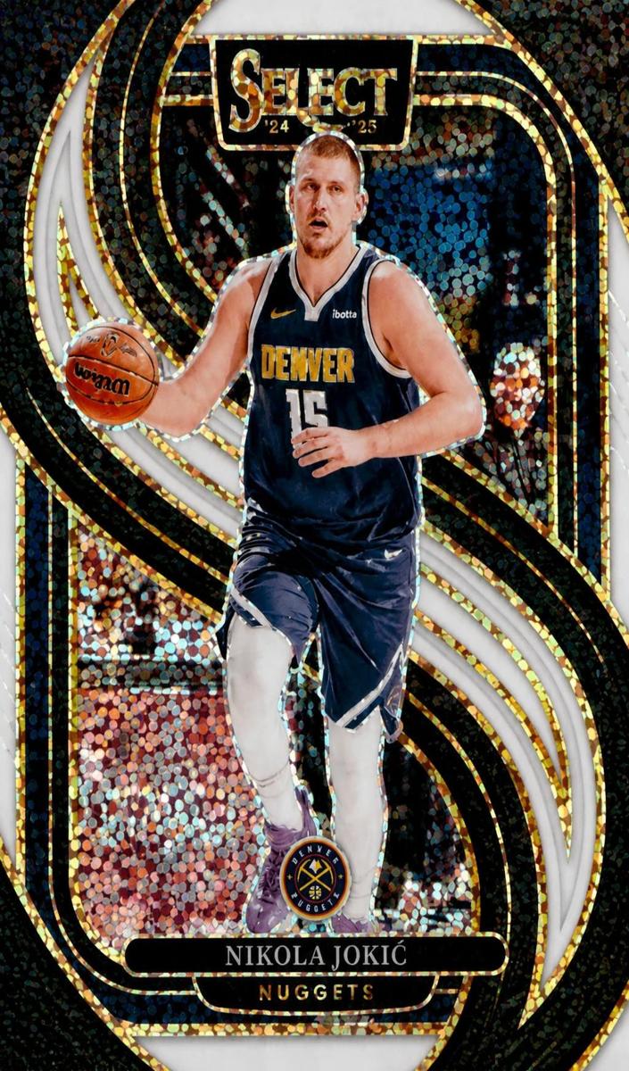 2024 Panini Select Basketball White Sparkle Nikola Jokic #140