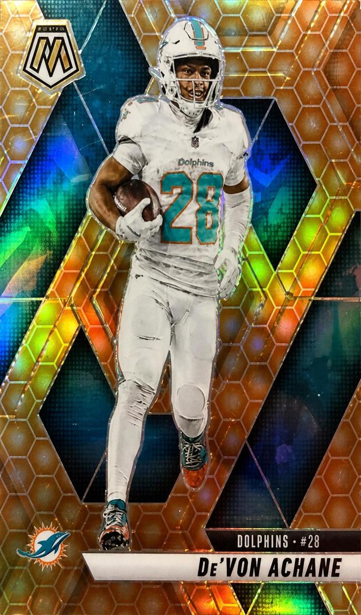 2025 Panini Mosaic Football Honeycomb De'Von Achane #58 PSA 9