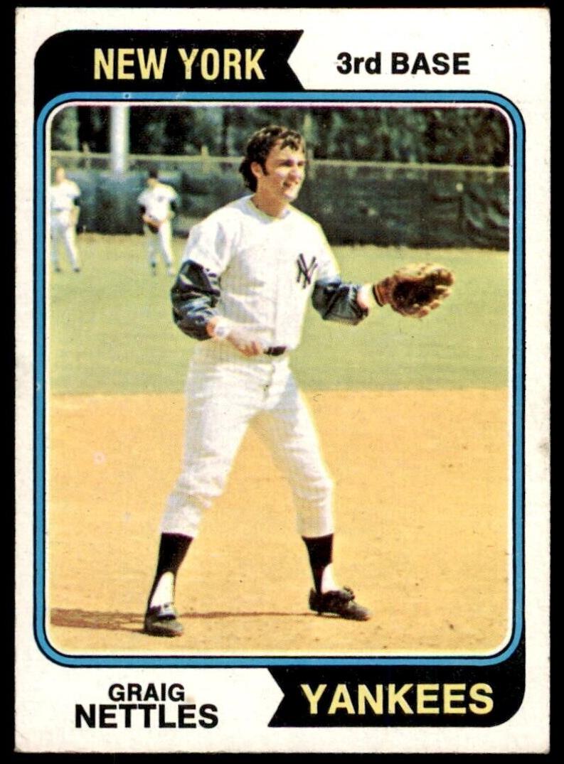 1974 Topps Baseball Graig Nettles #251 PSA 8
