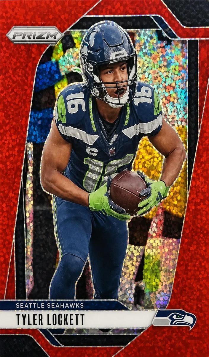 2024 Panini Prizm Football Red Sparkle Tyler Lockett #262