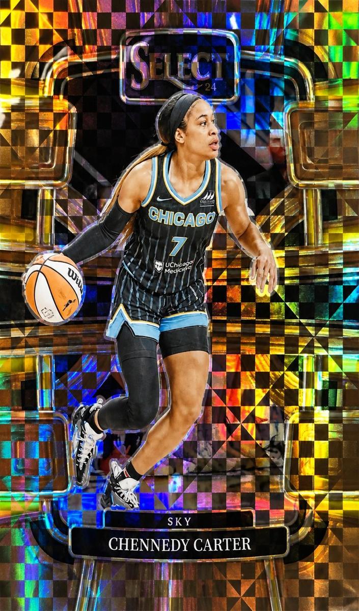 2024 Panini Select WNBA Basketball Bronze Checker Chennedy Carter #29 PSA 10