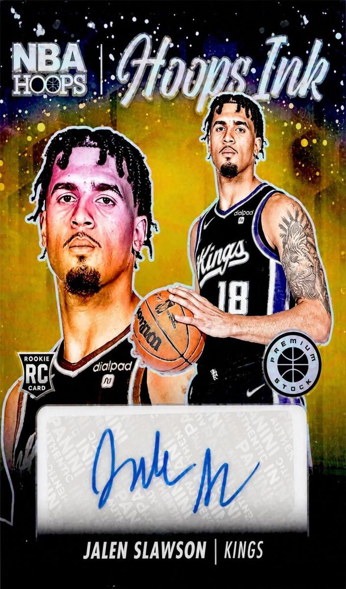 2023 Panini Hoops Basketball Hyper Gold Jalen Slawson #RI-SLW
