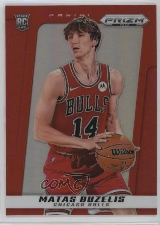 2024 Panini Prizm Deca Basketball Red Matas Buzelis #71