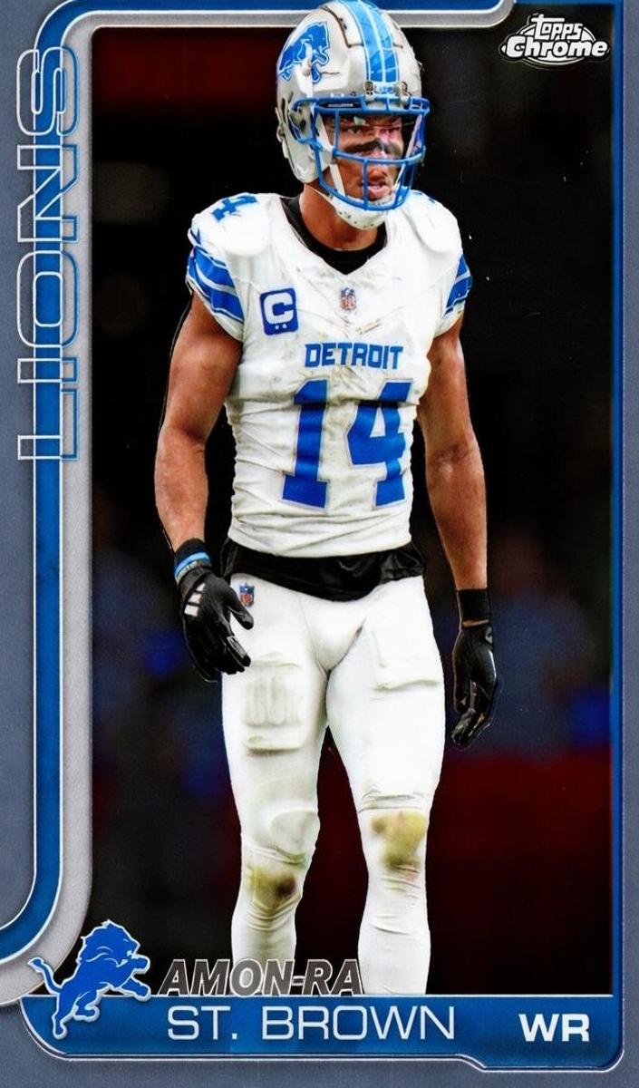 2025 Topps Chrome Football Amon-Ra St. Brown #98