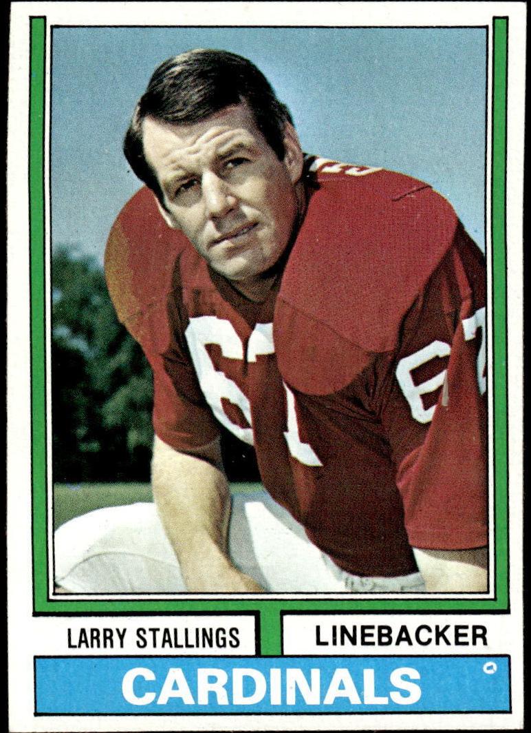 1974 Topps Football Larry Stallings #112