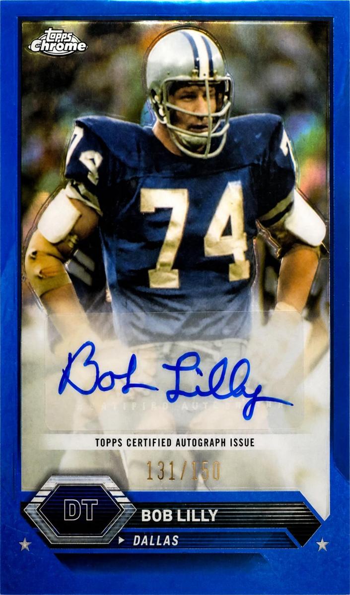 2023 Topps Composite Football Blue Refractor Bob Lilly #TCA-BL