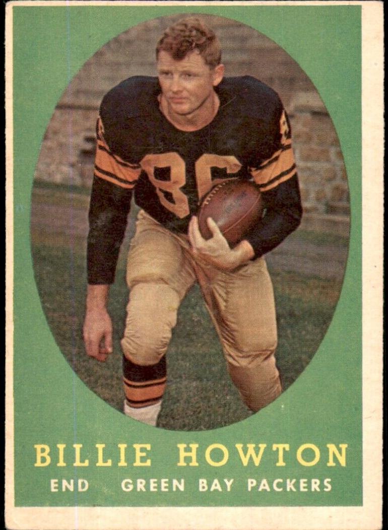 1958 Topps Football Billie Howton #6