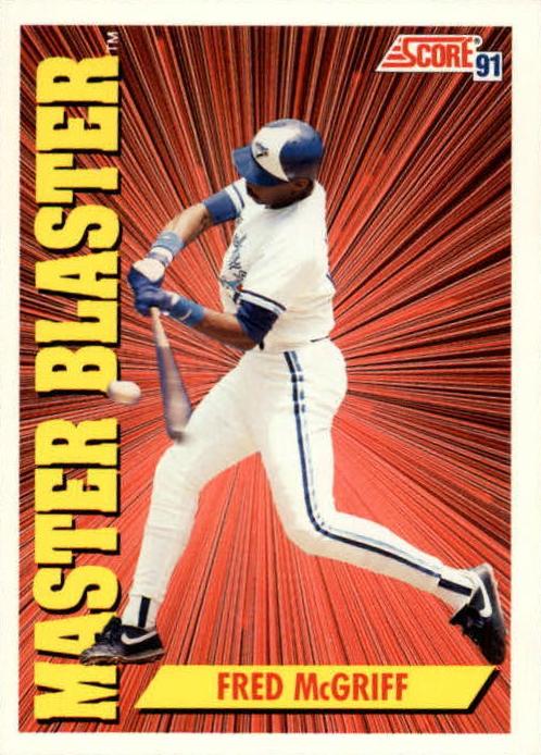 1991 Score Baseball Fred McGriff #404