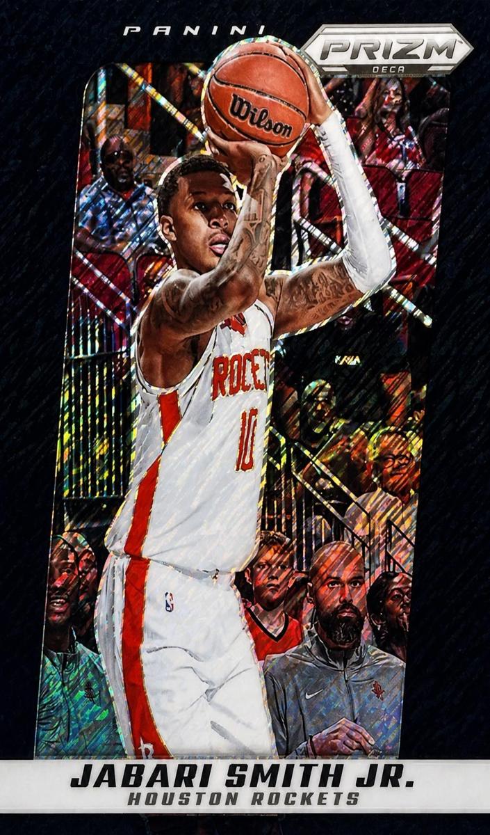 2024 Panini Prizm Deca Basketball Black Shimmer FOTL Jabari Smith Jr. #168