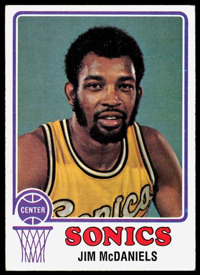 1973 Topps Basketball Jim McDaniels #152