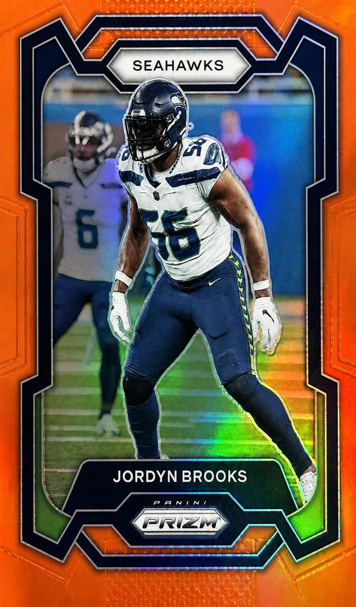 2023 Panini Prizm Football Orange Jordyn Brooks #260