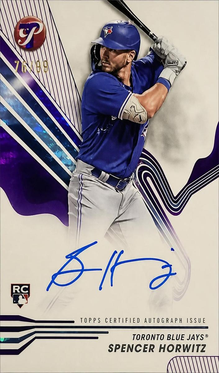 2024 Topps Pristine Baseball Purple Pristine Spencer Horwitz #PA-SH