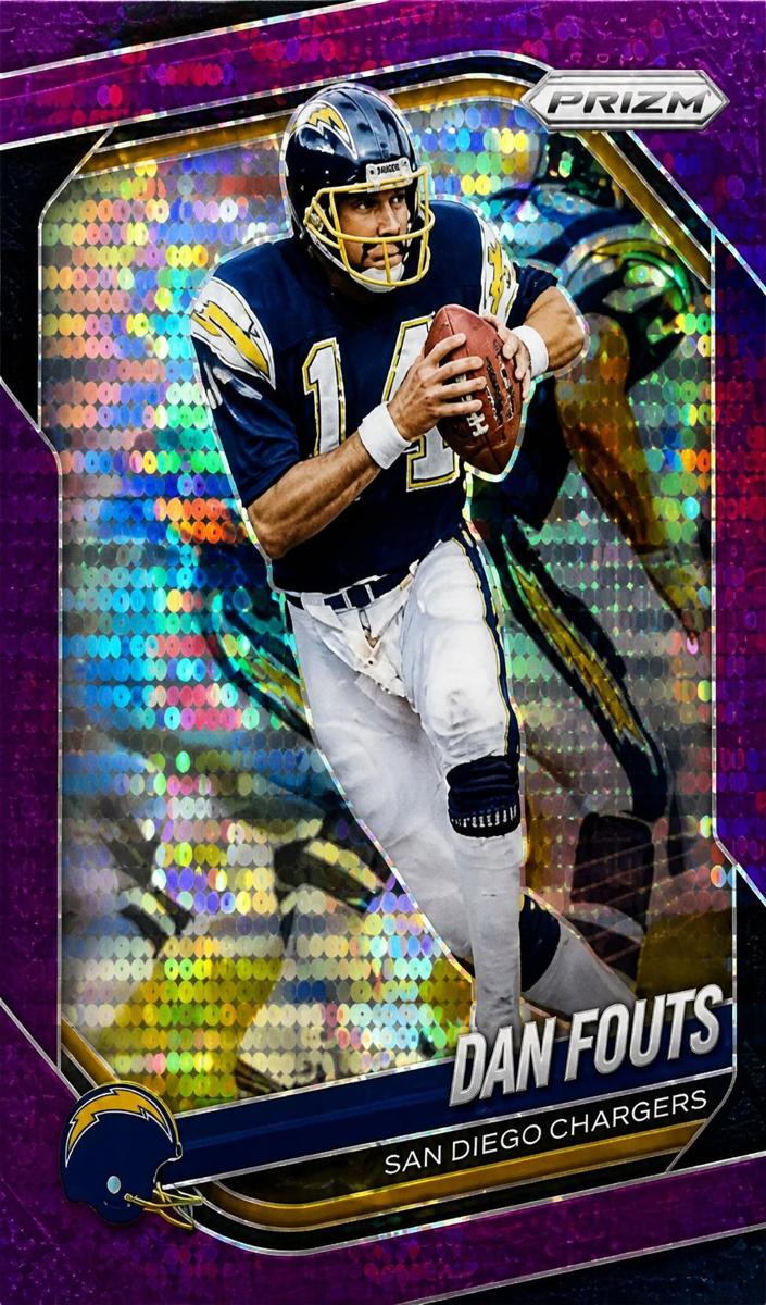 2025 Panini Prizm Football Purple Pulsar Dan Fouts #89