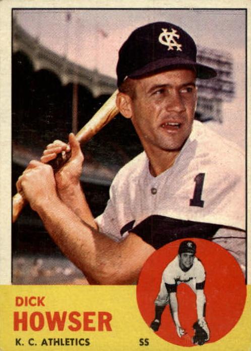 1963 Topps Baseball Dick Howser #124 PSA 7