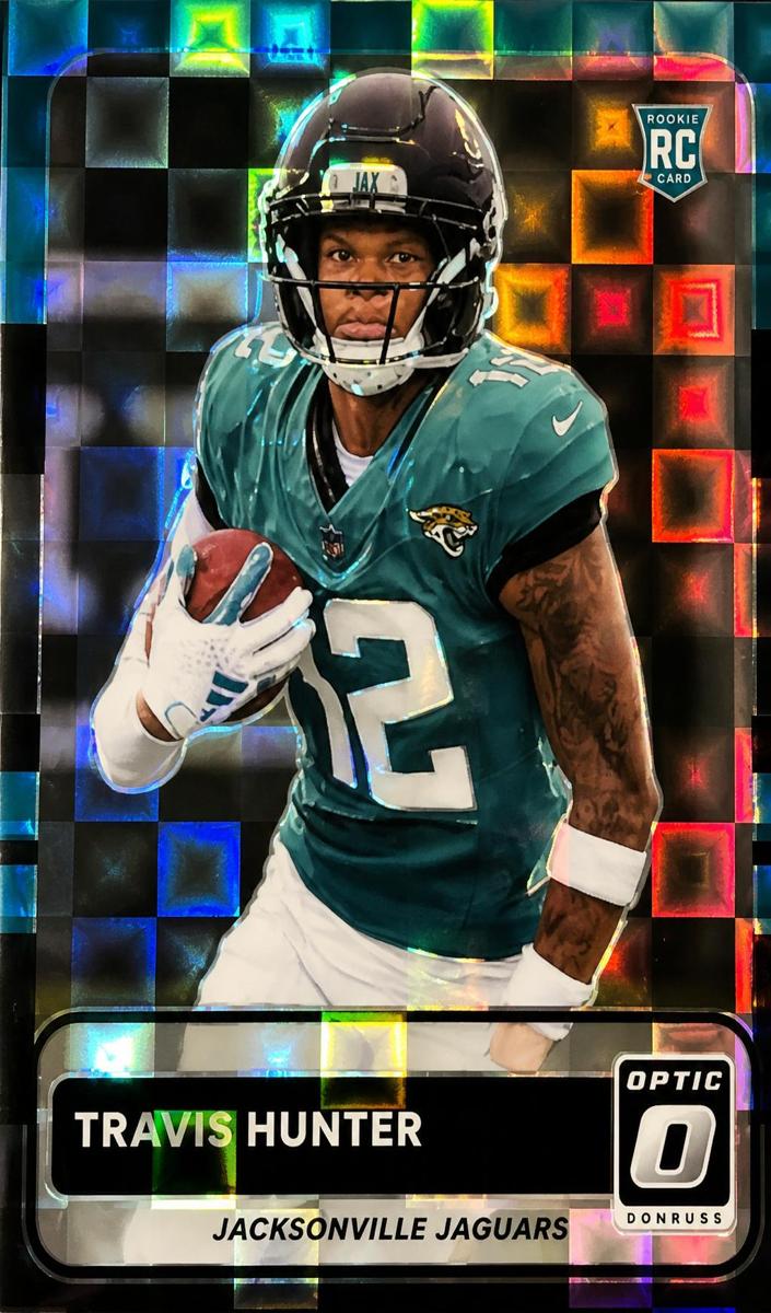 2025 Donruss Optic Football Black Pandora Travis Hunter #5