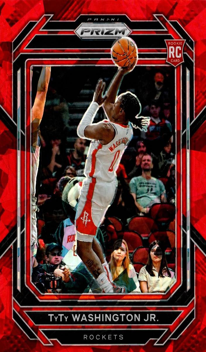 2022 Panini Prizm Basketball Red Ice TyTy Washington Jr. #243 PSA 9