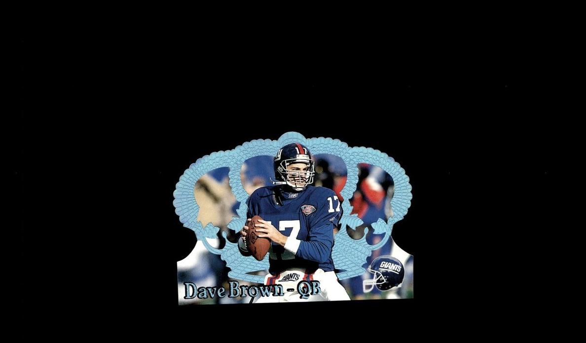 1995 Pacific Crown Royale Football Dave Brown #9