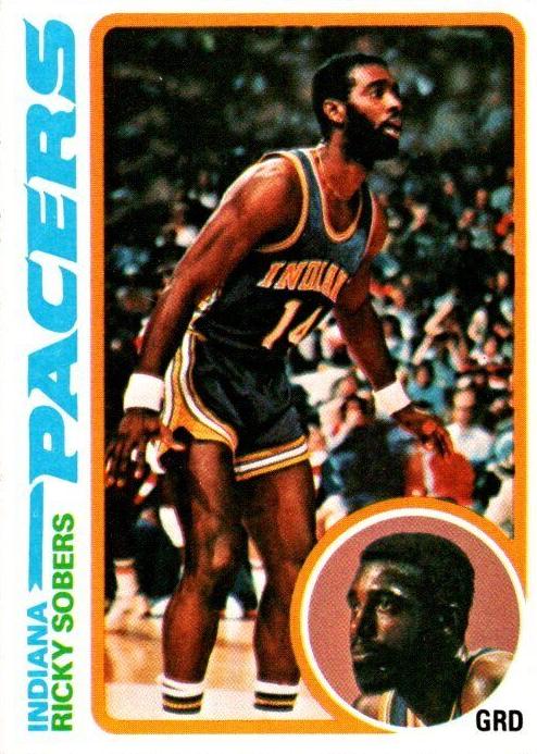 1978 Topps Basketball Ricky Sobers #93 PSA 8