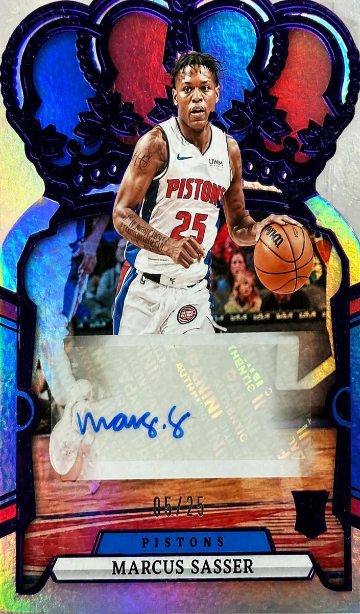 2023 Panini Crown Royale Basketball Purple Marcus Sasser #RC-SAS
