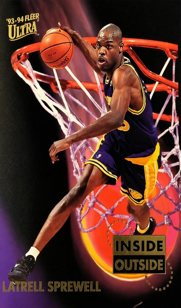 1994 Fleer Ultra Basketball Latrell Sprewell #10