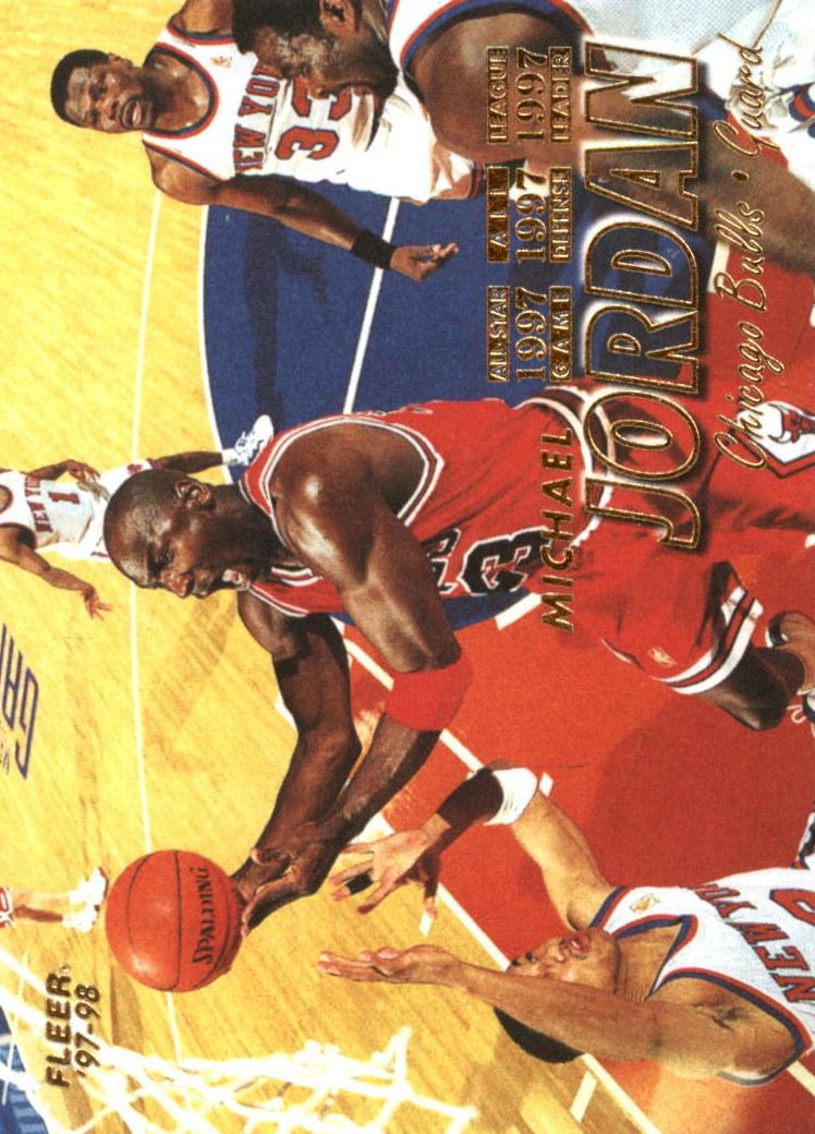 1997 Fleer Basketball Michael Jordan #23 PSA 10