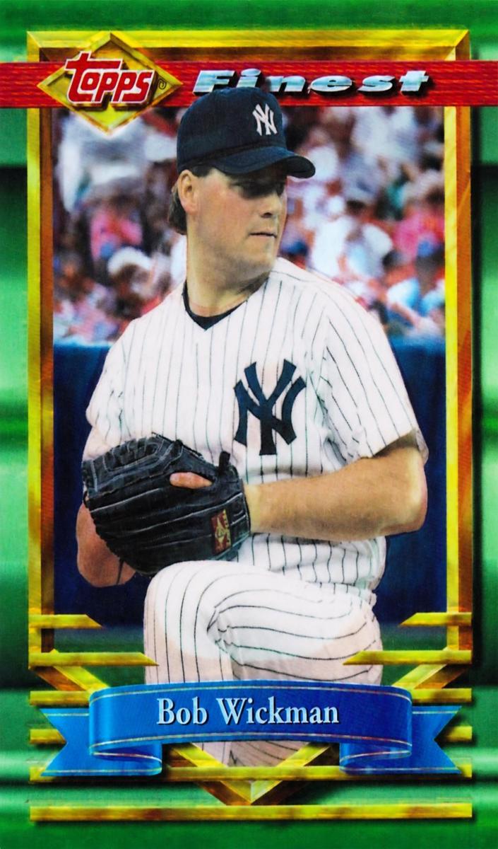 1994 Topps Finest Baseball Refractor Bob Wickman #263