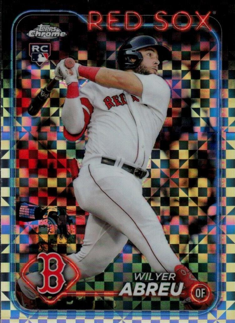 2024 Topps Chrome Baseball X-Fractor Wilyer Abreu #165
