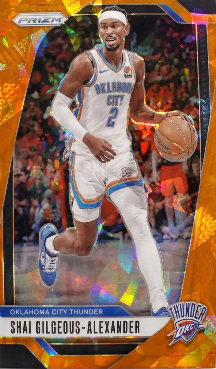 2024 Panini Prizm Basketball Orange Ice Shai Gilgeous-Alexander #113