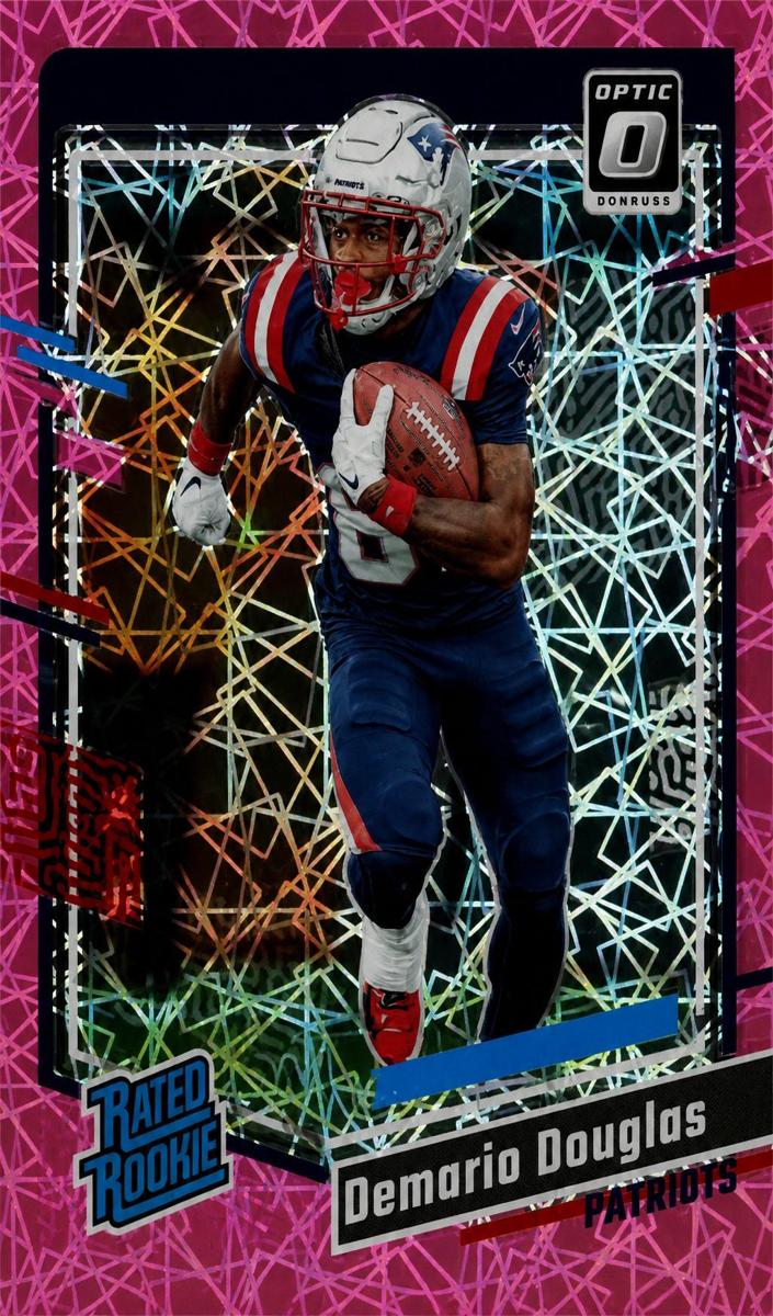 2023 Donruss Optic Football Pink Velocity Demario Douglas #300