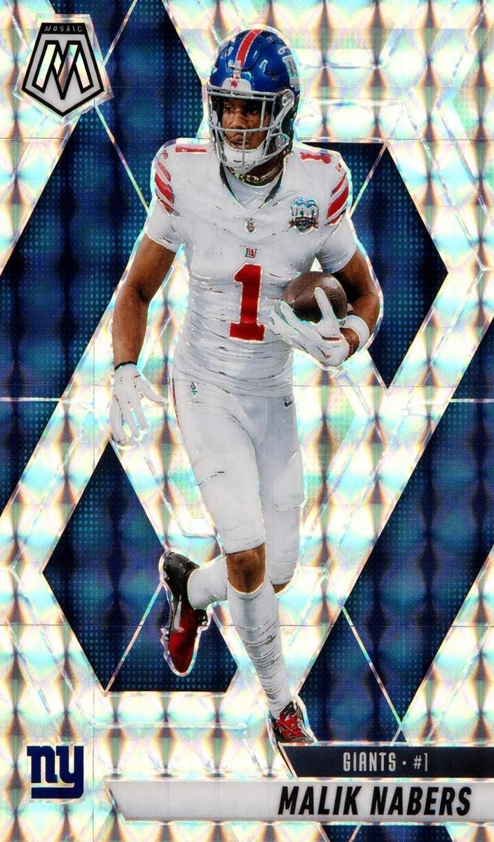 2025 Panini Mosaic Football Malik Nabers #100