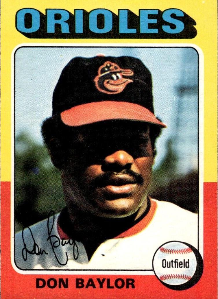 1975 O-Pee-Chee Baseball Don Baylor #382