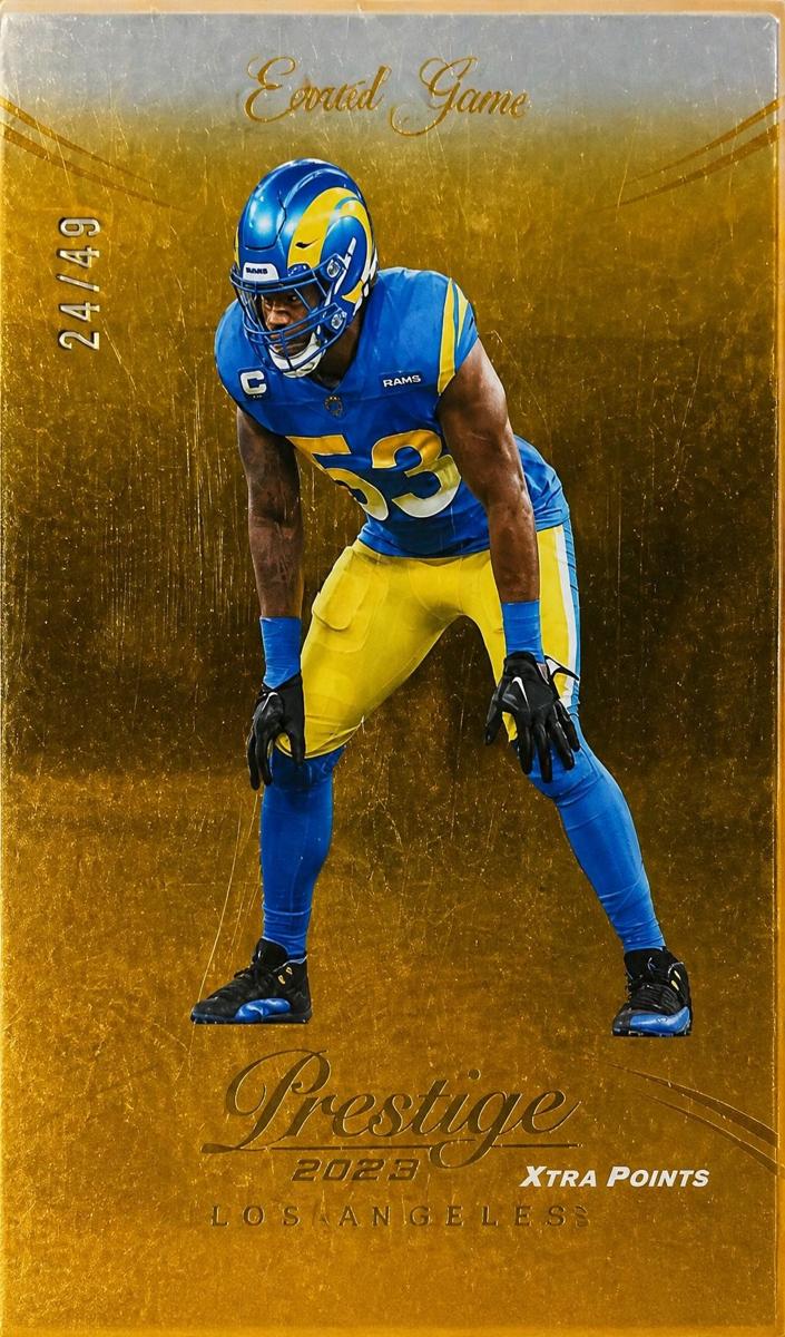 2024 Panini Prestige Football Orange Premium Xtra Points Ernest Jones #177