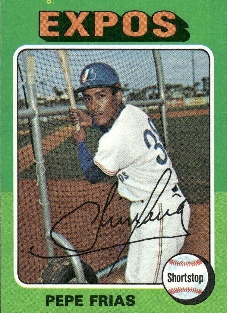 1975 Topps Baseball Pepe Frias #496 PSA 9