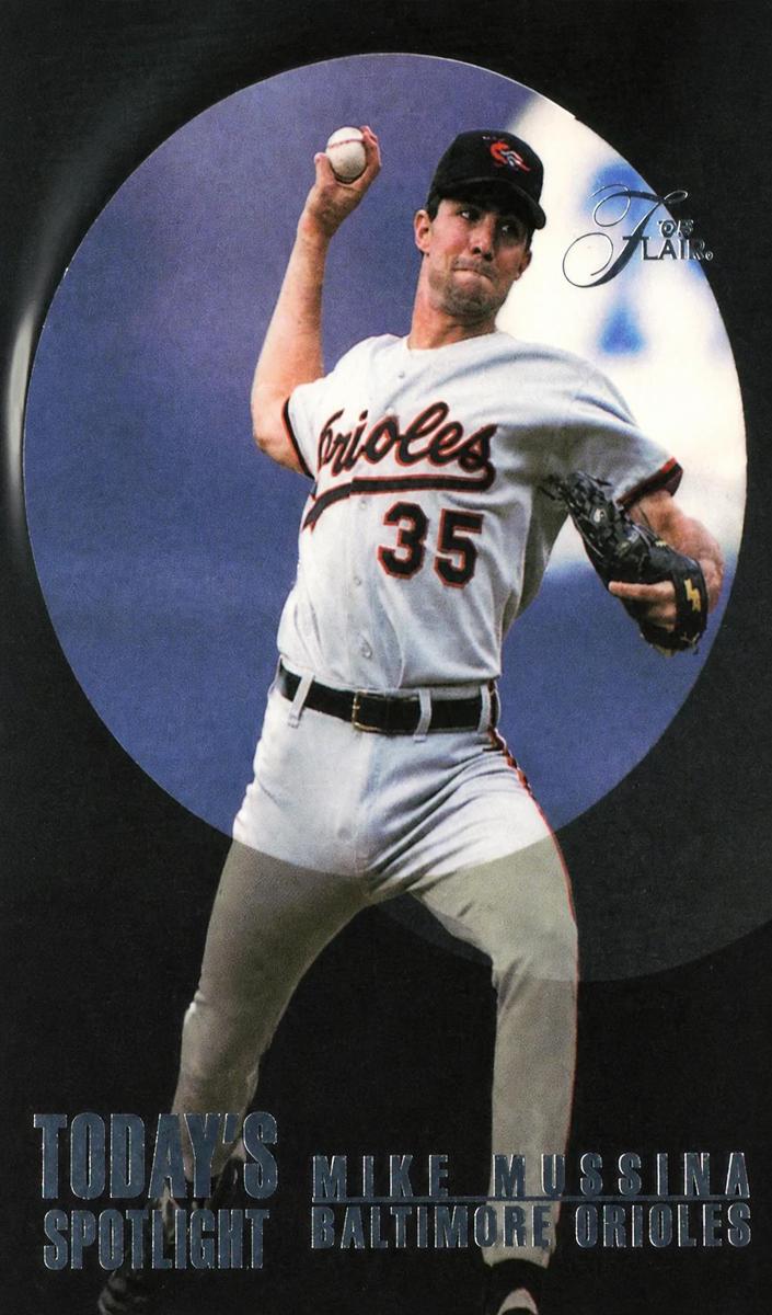 1995 Flair Baseball Mike Mussina #8