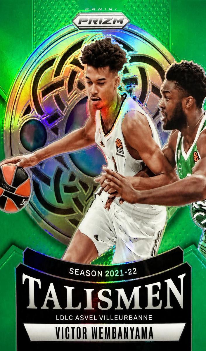 2024 Panini Prizm Turkish Airlines EuroLeague Basketball Green Victor Wembanyama #15