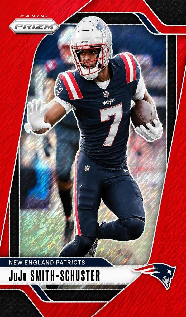2024 Panini Prizm Football Red Shimmer JuJu Smith-Schuster #196