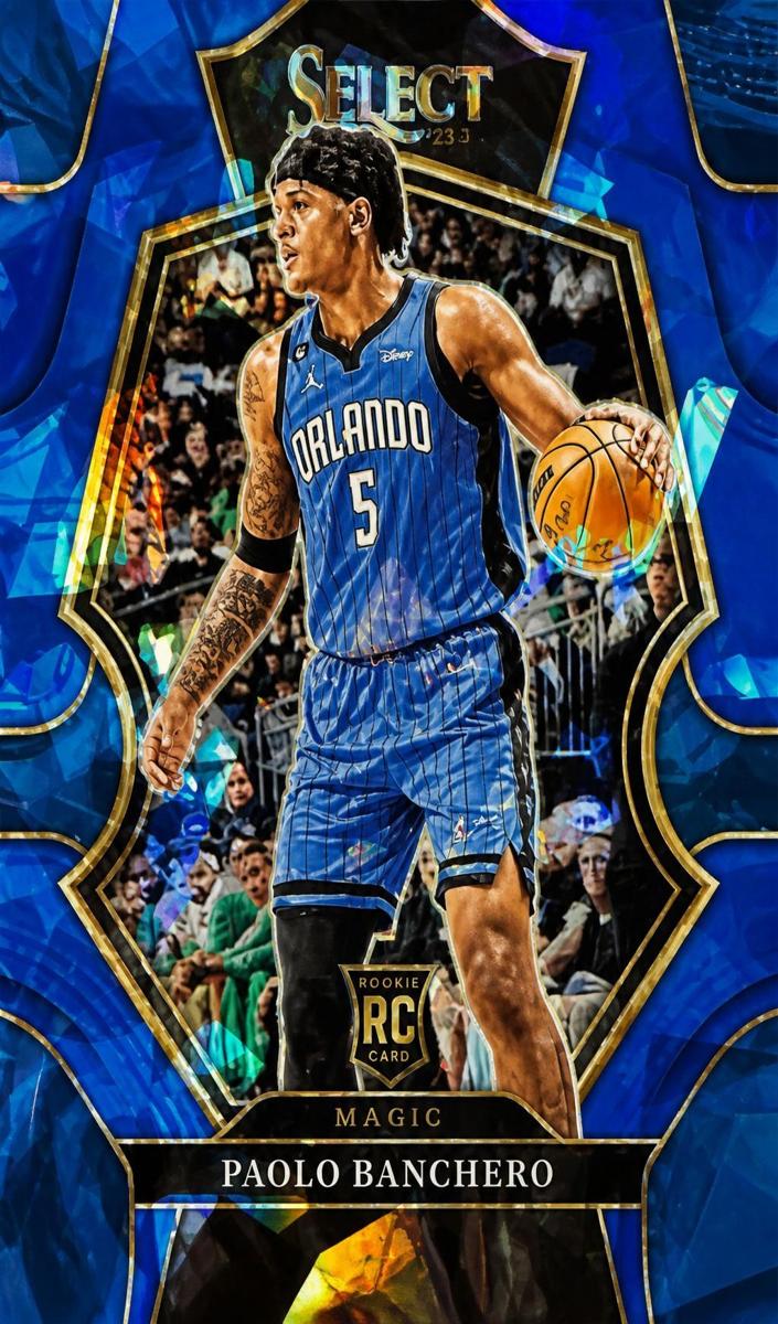 2022 Panini Select Basketball Blue Cracked Ice Paolo Banchero #169 PSA 10