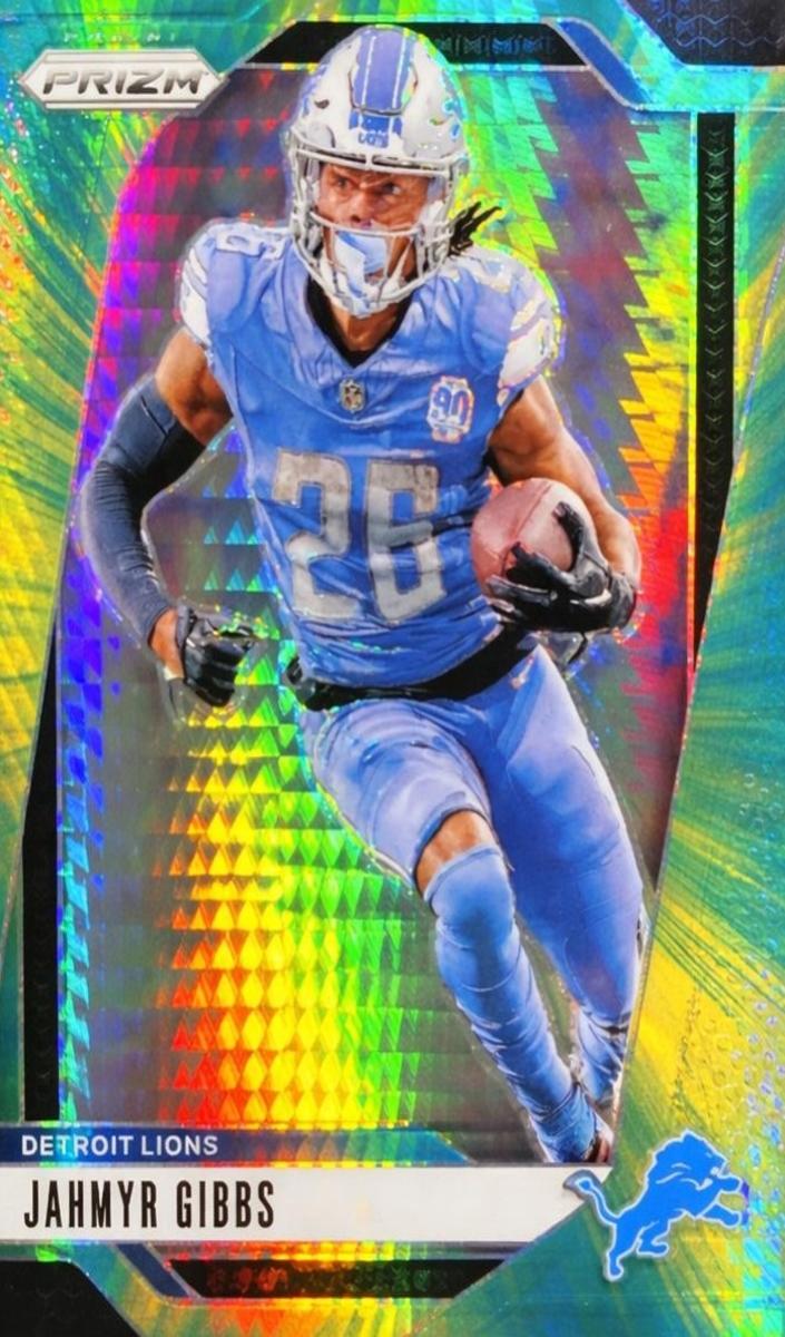 2024 Panini Prizm Football Hyper Jahmyr Gibbs #93