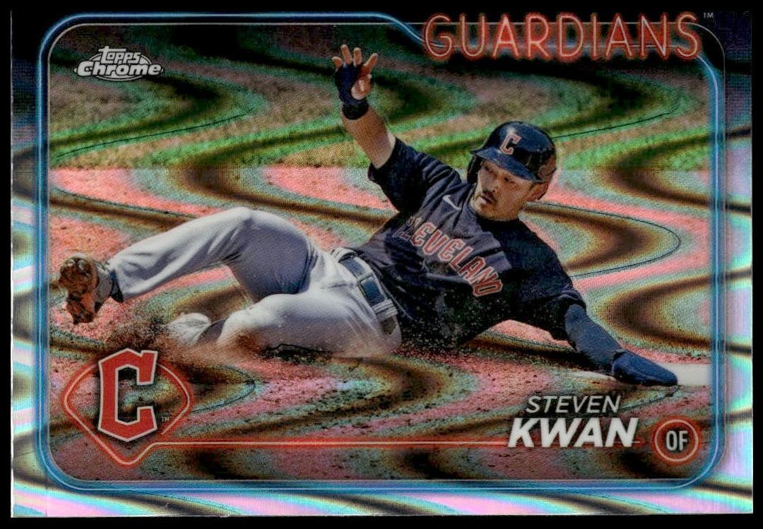 2024 Topps Chrome Baseball Raywave Steven Kwan #30