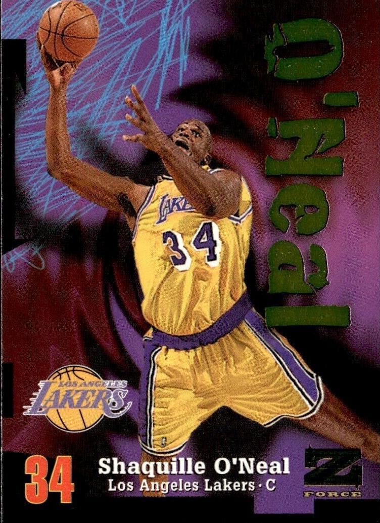 1997 Skybox Z-Force Basketball Shaquille O'Neal #34