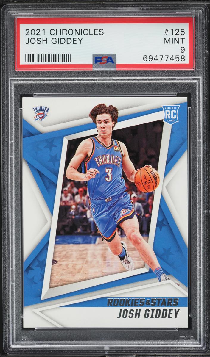 2021 Panini Chronicles Basketball Josh Giddey #125 PSA 8