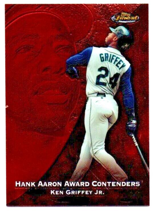 1999 Topps Finest Baseball Ken Griffey Jr. #HA8 PSA 9